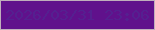 文字の大きさ：1、枠の色：bfaebc、背景の色：60118c、文字の色：552090 無料ブログパーツのブログ時計