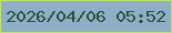 文字の大きさ：3、枠の色：bfe462、背景の色：91aec8、文字の色：225538 無料ブログパーツのブログ時計
