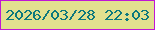 文字の大きさ：4、枠の色：c016d5、背景の色：e2e08f、文字の色：0e787d 無料ブログパーツのブログ時計