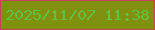 文字の大きさ：4、枠の色：c0464d、背景の色：80910f、文字の色：63c040 無料ブログパーツのブログ時計