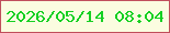 文字の大きさ：3、枠の色：c04f5c、背景の色：fbfce0、文字の色：14d022 無料ブログパーツのブログ時計