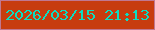 文字の大きさ：4、枠の色：c07892、背景の色：c73c0f、文字の色：0adec3 無料ブログパーツのブログ時計