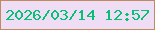文字の大きさ：4、枠の色：c08a60、背景の色：efddf6、文字の色：06c076 無料ブログパーツのブログ時計