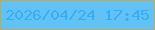 文字の大きさ：5、枠の色：c0aa58、背景の色：61c2f6、文字の色：37aef4 無料ブログパーツのブログ時計