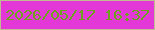 文字の大きさ：1、枠の色：c0bb90、背景の色：e337d8、文字の色：6ea320 無料ブログパーツのブログ時計