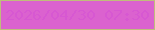文字の大きさ：2、枠の色：c0bc7c、背景の色：db62cf、文字の色：d758d2 無料ブログパーツのブログ時計