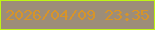 文字の大きさ：2、枠の色：c0f414、背景の色：9d8d78、文字の色：d79429 無料ブログパーツのブログ時計