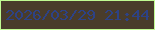 文字の大きさ：4、枠の色：c0fb92、背景の色：493c2b、文字の色：2d4286 無料ブログパーツのブログ時計