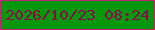文字の大きさ：5、枠の色：c12272、背景の色：03980c、文字の色：880a4b 無料ブログパーツのブログ時計