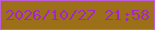 文字の大きさ：4、枠の色：c15dda、背景の色：9b7018、文字の色：a426c4 無料ブログパーツのブログ時計