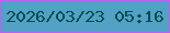 文字の大きさ：2、枠の色：c15ef7、背景の色：51a2c4、文字の色：044d53 無料ブログパーツのブログ時計
