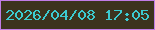 文字の大きさ：1、枠の色：c17ce6、背景の色：3c331d、文字の色：3ccbd0 無料ブログパーツのブログ時計