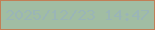 文字の大きさ：1、枠の色：c17f56、背景の色：a1bda3、文字の色：9ab5b6 無料ブログパーツのブログ時計