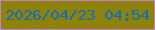 文字の大きさ：3、枠の色：c183ce、背景の色：8e820b、文字の色：106cbd 無料ブログパーツのブログ時計