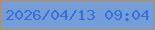 文字の大きさ：3、枠の色：c18c52、背景の色：759dd7、文字の色：3271d5 無料ブログパーツのブログ時計