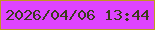 文字の大きさ：4、枠の色：c19820、背景の色：df44ff、文字の色：3c3c1c 無料ブログパーツのブログ時計