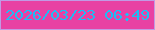 文字の大きさ：2、枠の色：c19ae4、背景の色：e841a3、文字の色：1dbdf4 無料ブログパーツのブログ時計