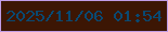 文字の大きさ：4、枠の色：c19de7、背景の色：3c1604、文字の色：094972 無料ブログパーツのブログ時計