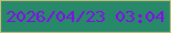 文字の大きさ：3、枠の色：c1be77、背景の色：28896a、文字の色：840bea 無料ブログパーツのブログ時計