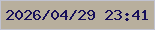 文字の大きさ：1、枠の色：c1c3d1、背景の色：b8af9d、文字の色：160e5a 無料ブログパーツのブログ時計