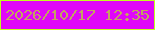 文字の大きさ：1、枠の色：c1ff1f、背景の色：e007f9、文字の色：c3a55f 無料ブログパーツのブログ時計