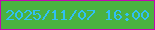 文字の大きさ：1、枠の色：c208b1、背景の色：4ab241、文字の色：30c0f4 無料ブログパーツのブログ時計