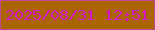 文字の大きさ：3、枠の色：c24891、背景の色：ab6402、文字の色：d618c1 無料ブログパーツのブログ時計