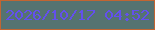 文字の大きさ：4、枠の色：c26532、背景の色：557371、文字の色：6350ed 無料ブログパーツのブログ時計