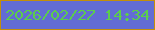 文字の大きさ：2、枠の色：c28f09、背景の色：626cd4、文字の色：5bcd4c 無料ブログパーツのブログ時計