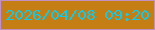 文字の大きさ：5、枠の色：c291c1、背景の色：c57e13、文字の色：11cae9 無料ブログパーツのブログ時計