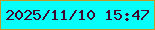 文字の大きさ：5、枠の色：c29926、背景の色：06fff8、文字の色：40052e 無料ブログパーツのブログ時計
