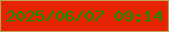 文字の大きさ：3、枠の色：c29d58、背景の色：e42405、文字の色：059200 無料ブログパーツのブログ時計