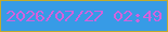 文字の大きさ：1、枠の色：c2ab2d、背景の色：379be6、文字の色：d262de 無料ブログパーツのブログ時計