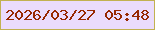 文字の大きさ：4、枠の色：c2b151、背景の色：ebdcfd、文字の色：972802 無料ブログパーツのブログ時計