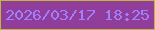 文字の大きさ：2、枠の色：c2b835、背景の色：913d9c、文字の色：a180f9 無料ブログパーツのブログ時計