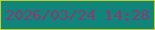 文字の大きさ：5、枠の色：c2cf26、背景の色：12857b、文字の色：873b78 無料ブログパーツのブログ時計