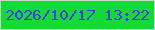 文字の大きさ：3、枠の色：c2dbc7、背景の色：15d939、文字の色：3b3eda 無料ブログパーツのブログ時計