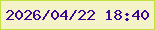 文字の大きさ：4、枠の色：c2df44、背景の色：f4f2c9、文字の色：3f0598 無料ブログパーツのブログ時計