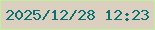文字の大きさ：2、枠の色：c2ef9d、背景の色：dbd0bf、文字の色：0d7072 無料ブログパーツのブログ時計