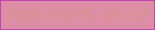 文字の大きさ：4、枠の色：c343b0、背景の色：dd8da5、文字の色：d59685 無料ブログパーツのブログ時計