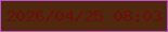 文字の大きさ：2、枠の色：c351ca、背景の色：4f290e、文字の色：6d0c0d 無料ブログパーツのブログ時計