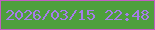 文字の大きさ：3、枠の色：c35dc3、背景の色：4e9f3d、文字の色：a67cea 無料ブログパーツのブログ時計