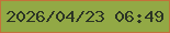 文字の大きさ：1、枠の色：c3713b、背景の色：92a945、文字の色：2c3525 無料ブログパーツのブログ時計