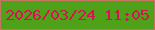 文字の大きさ：3、枠の色：c3775e、背景の色：4ea119、文字の色：d71353 無料ブログパーツのブログ時計