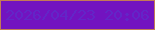 文字の大きさ：1、枠の色：c37a56、背景の色：7213c0、文字の色：6326c7 無料ブログパーツのブログ時計