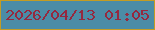 文字の大きさ：3、枠の色：c39c23、背景の色：4b8ca6、文字の色：95293f 無料ブログパーツのブログ時計