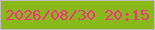 文字の大きさ：1、枠の色：c3bbc0、背景の色：88b919、文字の色：fa2e88 無料ブログパーツのブログ時計