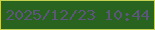 文字の大きさ：1、枠の色：c3d251、背景の色：296320、文字の色：5a5779 無料ブログパーツのブログ時計