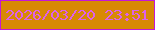 文字の大きさ：1、枠の色：c417d7、背景の色：d88905、文字の色：dd61e9 無料ブログパーツのブログ時計