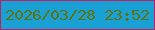 文字の大きさ：1、枠の色：c41e63、背景の色：19a1d5、文字の色：5f7212 無料ブログパーツのブログ時計